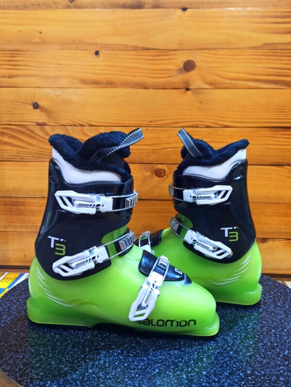 LYŽE FISCHER VIRON XTR 150CM + LYŽIARKY SALOMON T3 GREEN 26MP